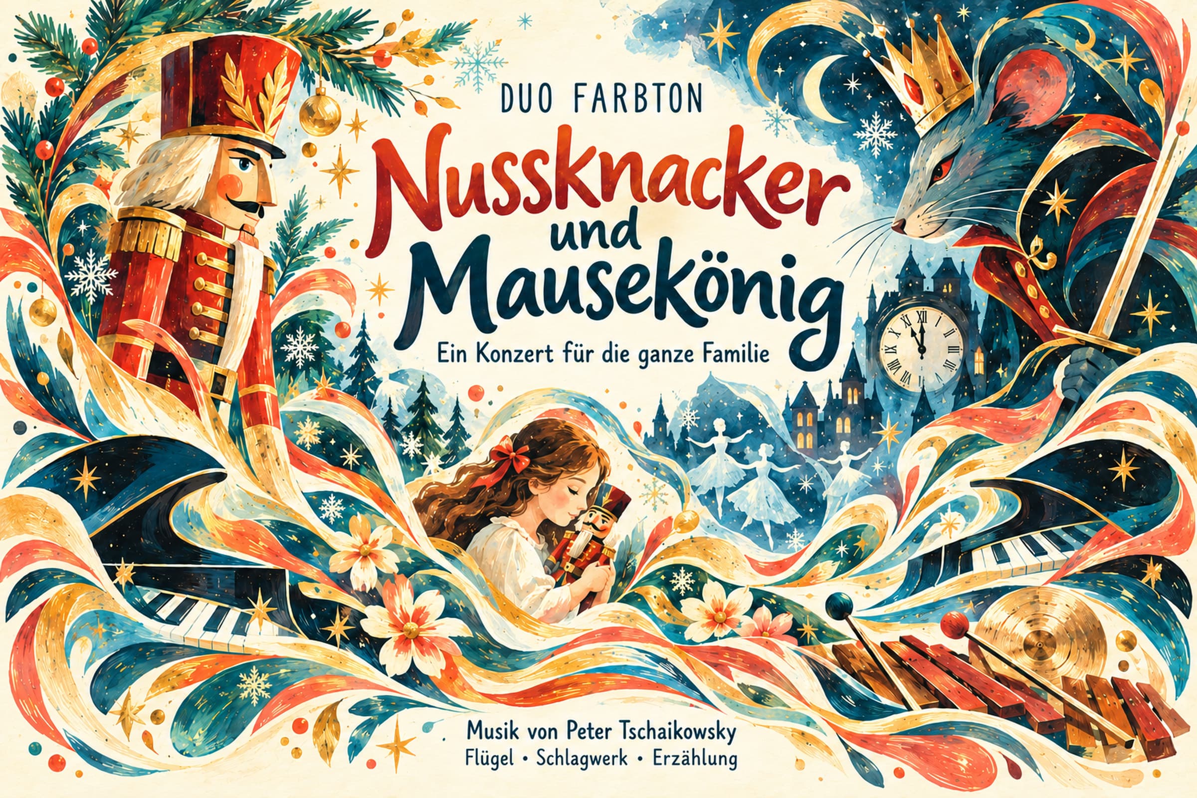 Duo Farbton_Nussknacker und Mausekönig_Kinderkonzert